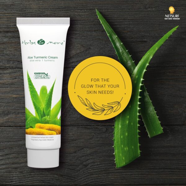Aloe Turmeric Cream Netsurf - Vitamin Therapy for Skin Moisturisation