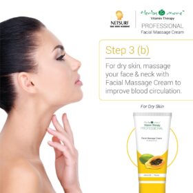 Netsurf Facial Massage Cream for Minimizes wrinkles