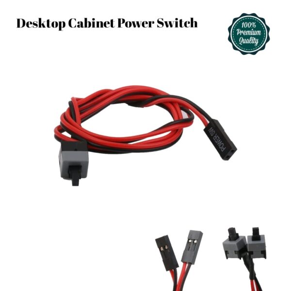 Desktop Cabinet Power Switch, Cabinet Reset Button Switch