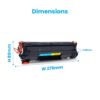 Zebronics Zeb-LPC88A 88A Toner Cartridge