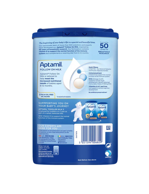 Available in India Aptamil Infant formula stage 2