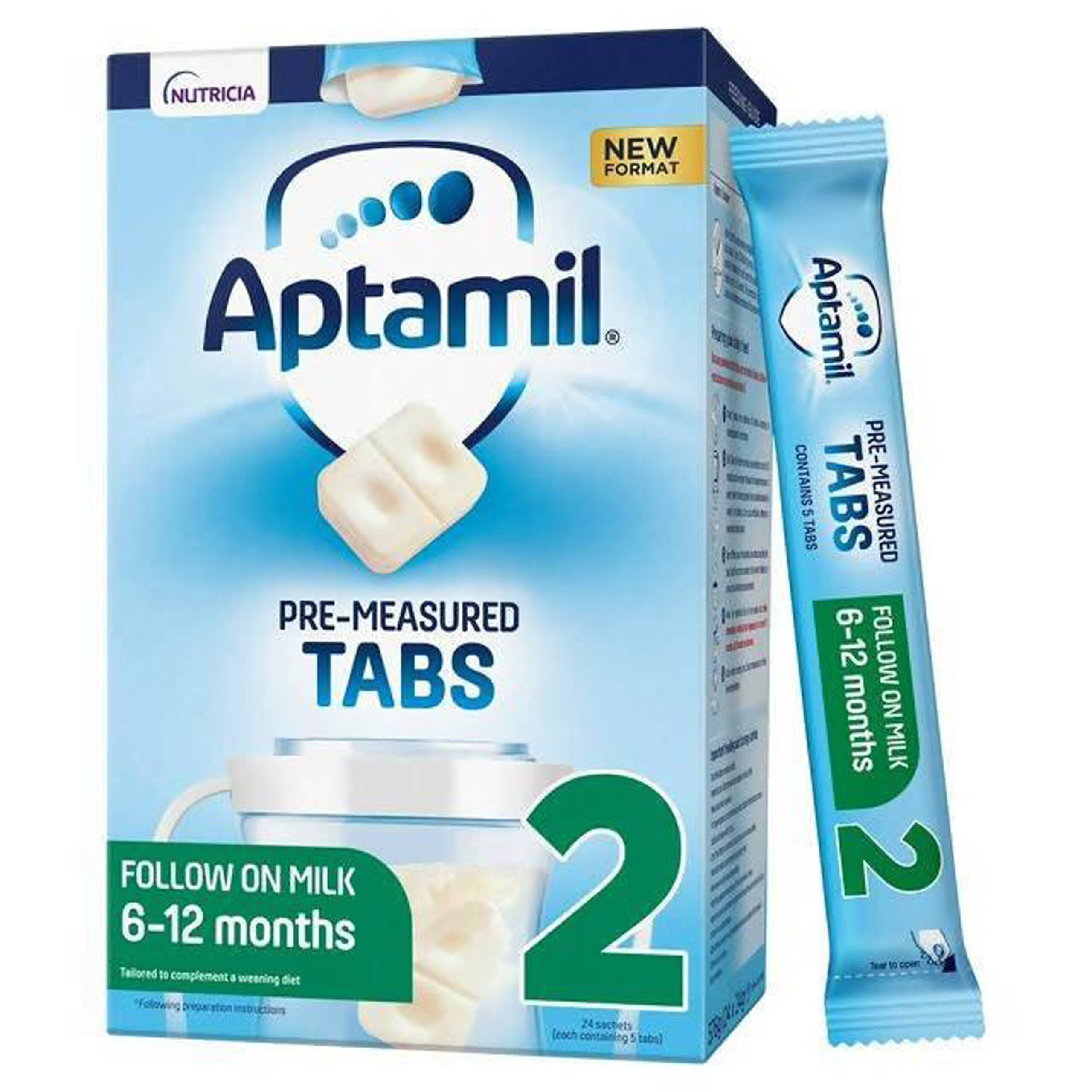 Aptamil Pre-Measured Tabs Baby Milk Formula Tabs 12 Months