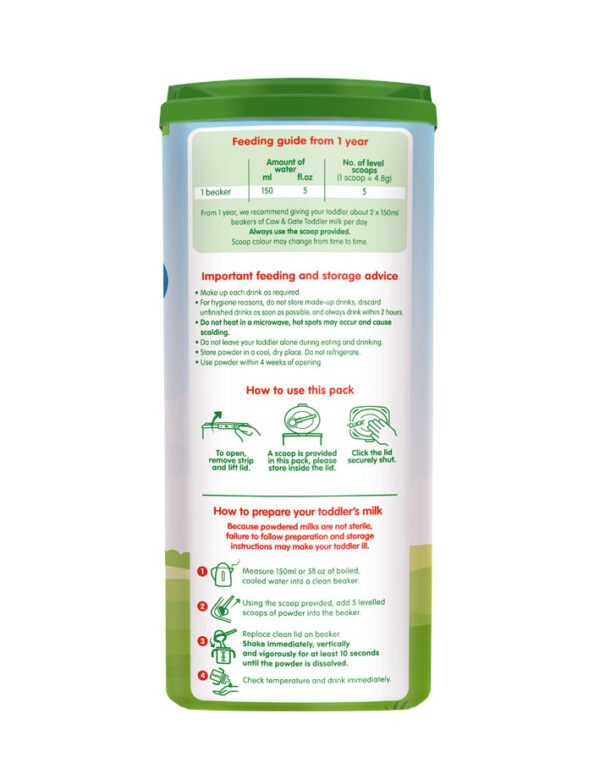 HOw to Prepair Cow & Gate Stage 3 baby formula ?