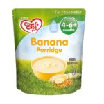 Cow & Gate Banana Porridge Baby Food Cereal, 4-6+ Months, 125 g