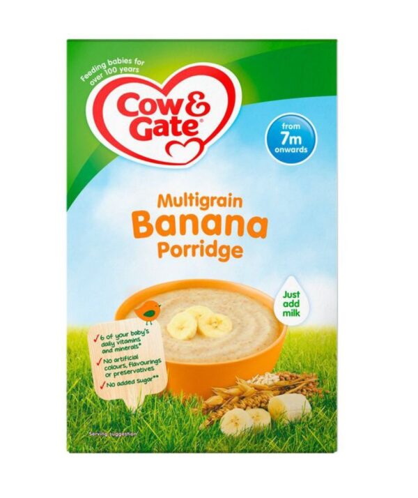 Cow And Gate Multigrain Banana Porridge 200g 6 Month+
