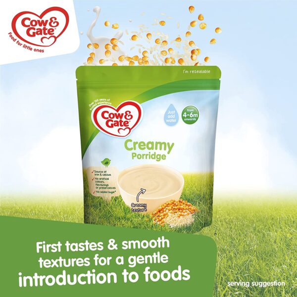 C & G Creamy Porridge Baby Food Cereal for 4-6+ Months