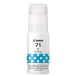 Canon Pixma UI-71 Cyan Ink Bottle, 70ml