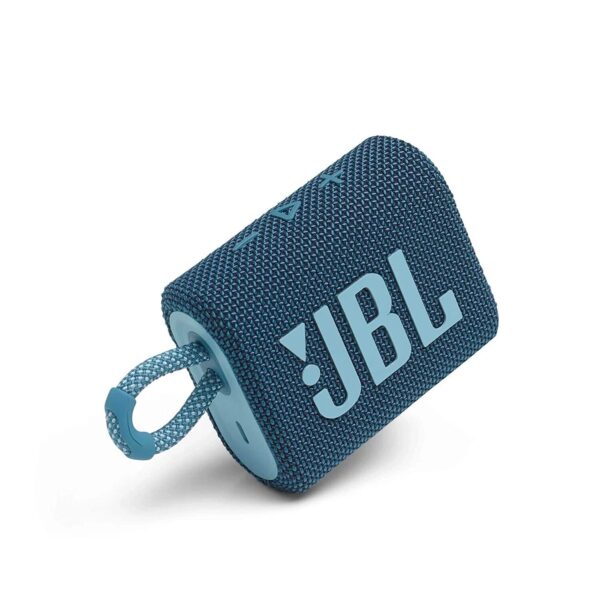 JBL Go 3, Wireless Ultra Portable Bluetooth Speaker, Blue