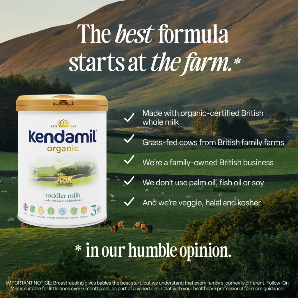 Kendamil Organic Stage 3 Milk Formula 800g