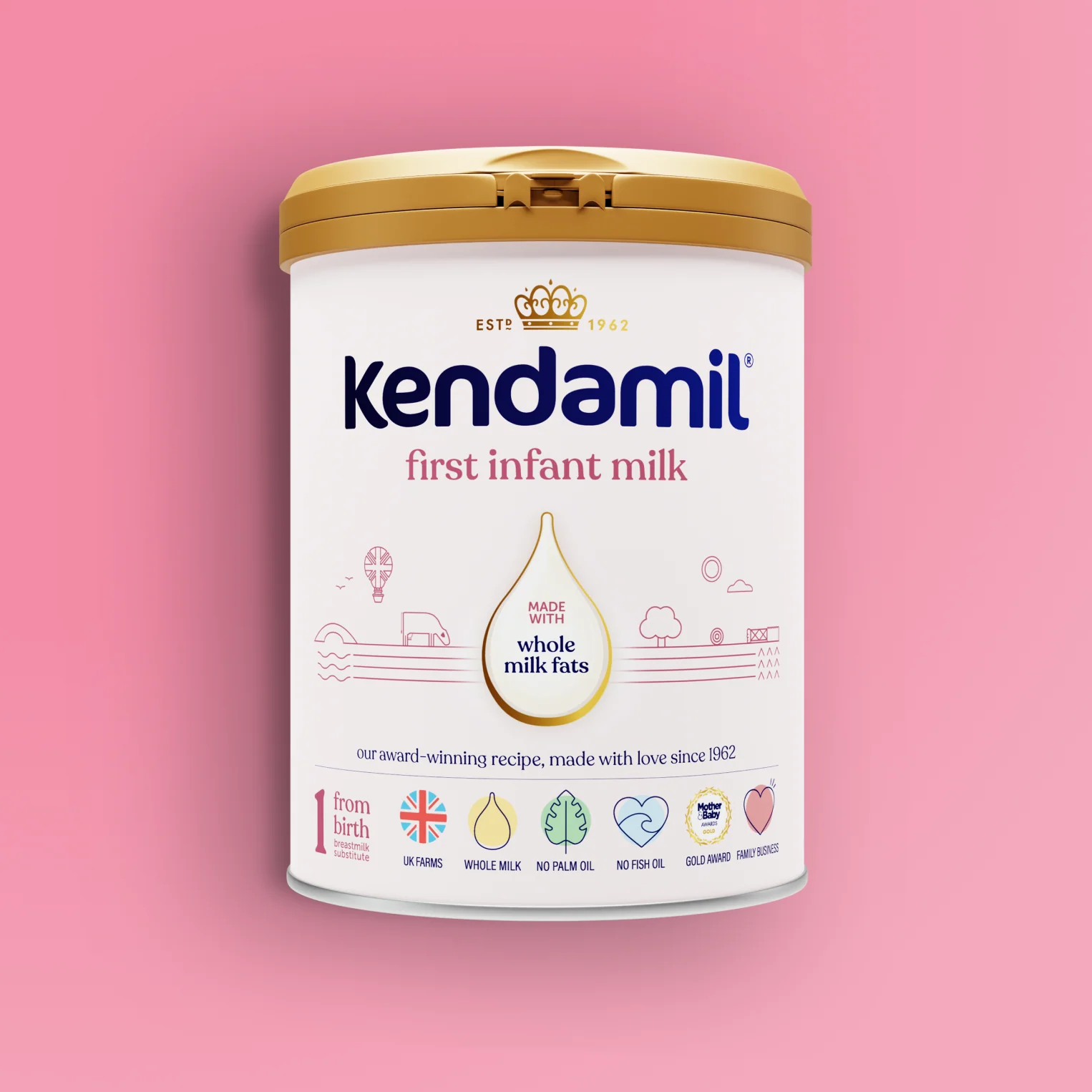 Buy Online Kendamil First Infant Formula Classic Stage 1 for 0-6 Months Baby