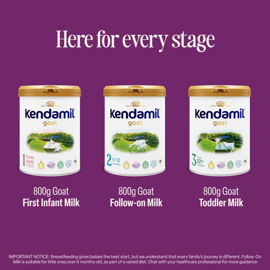 Buy Kendamil Goat Stage 1, Stage 2, Stage Formula
