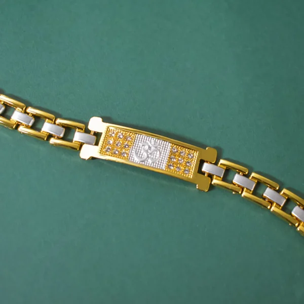 Om Name Rakhi Bracelet for Brother – Premium Design with Divine Vibes