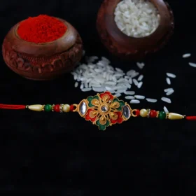 Buy Premium Designer Rakhi – Elegant Look with Traditional Touch