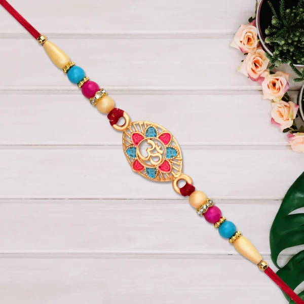 Raksha Bandhan Om Rakhi for Brother – Symbol of Spiritual Protection