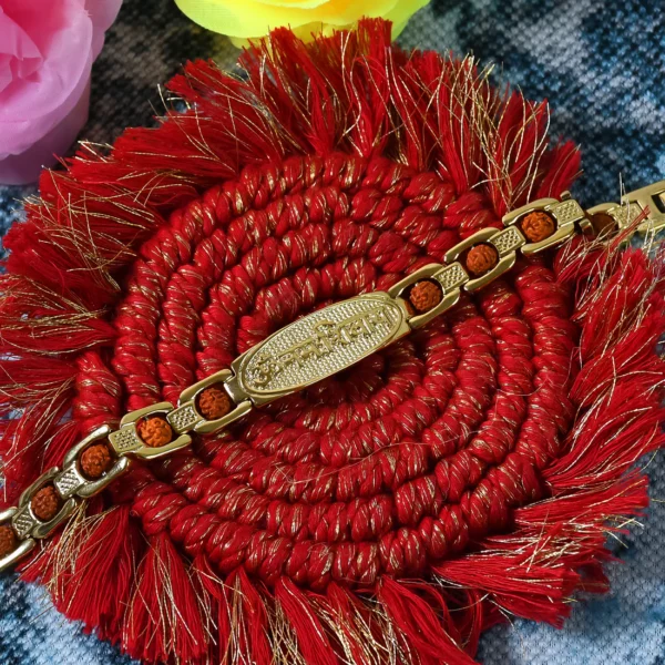 Om Namah Shivay Rakhi – Designer Bracelet with Sacred Vibes