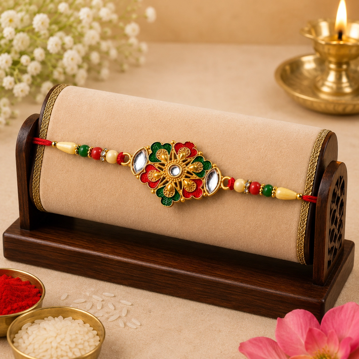 Buy Elegant Designer Rakhi Online | Beautiful Rakhi for Raksha Bandhan