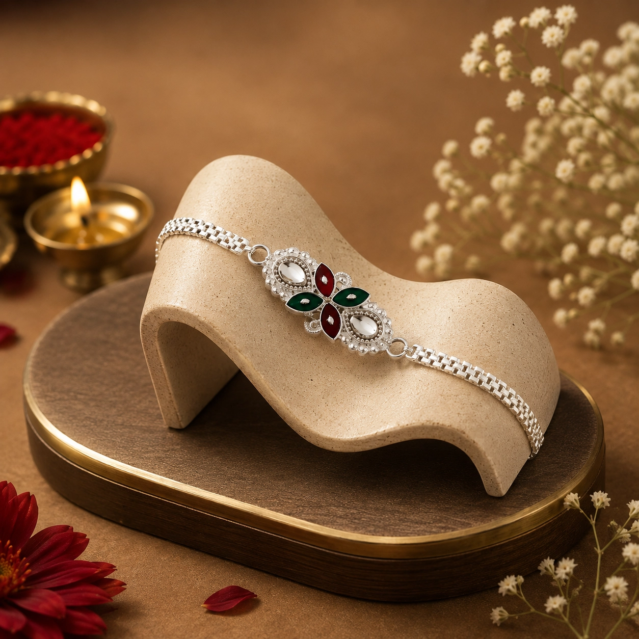 Premium Designer Rakhi Bracelet for Brother