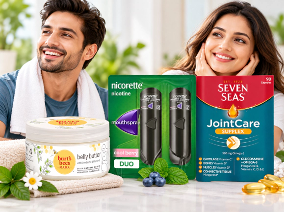 Personal and health care products for adults including wellness, skincare and self-care essentials