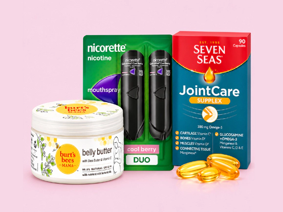 Personal and health care products for adults including wellness, skincare and self-care essentials